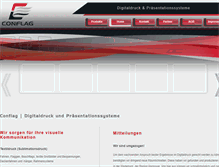 Tablet Screenshot of conflag.de